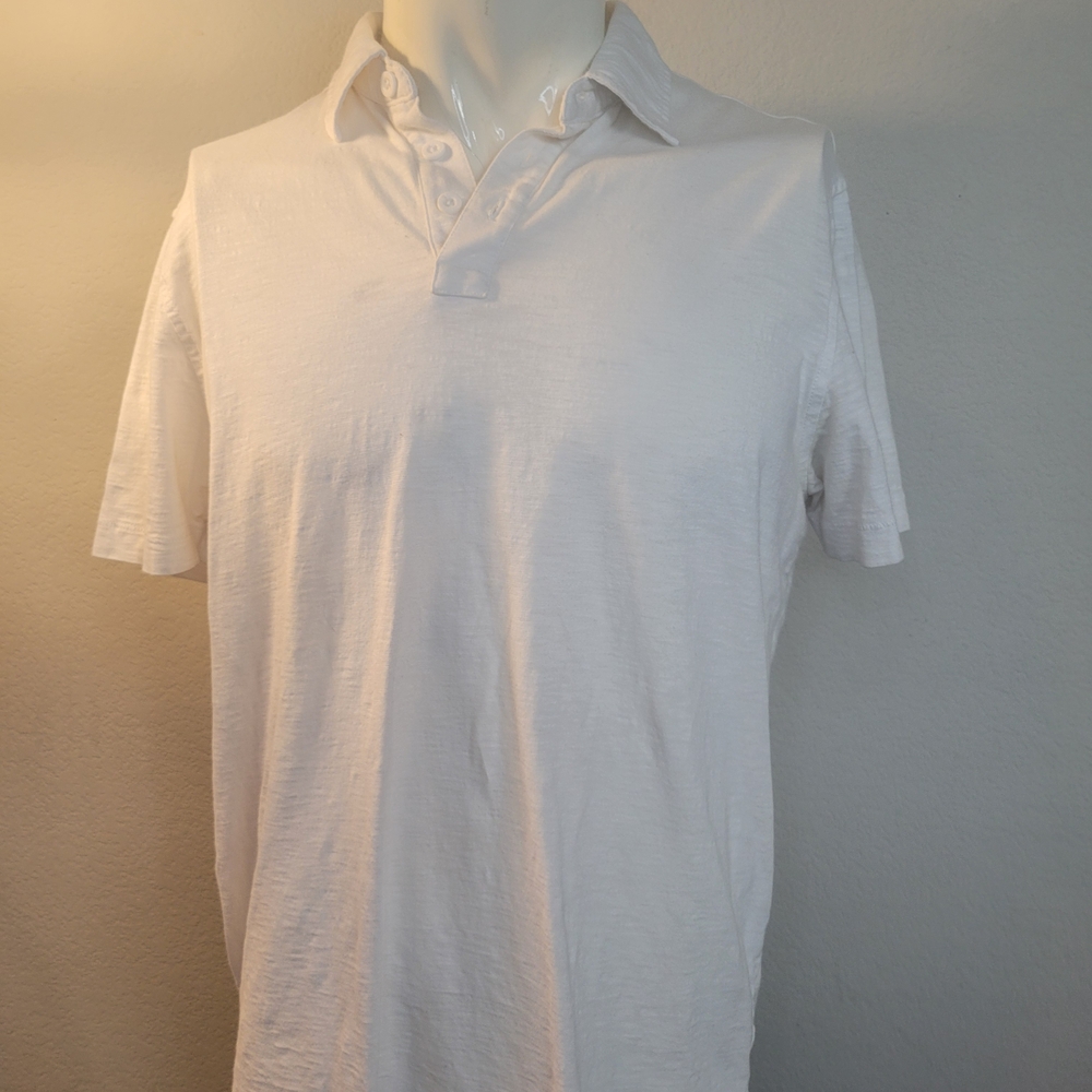 Perry Ellis Classic White Polo Shirt
